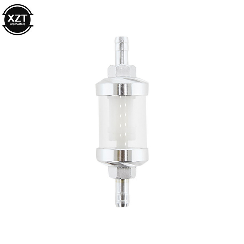 Aliuminio lydinio stiklas motociklas benzinas degalai benzino filtras 8 mm priedai ATV Pit bike motociklas visureigis