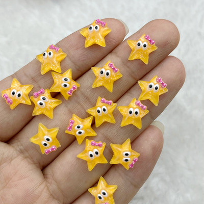 50 tk 3D läikivad armsad multifilmitähed Armastuspilved Lightning sari Nail Art Resin küünekunsti kaunistused Lillekujulised küünekunsti tarvikud