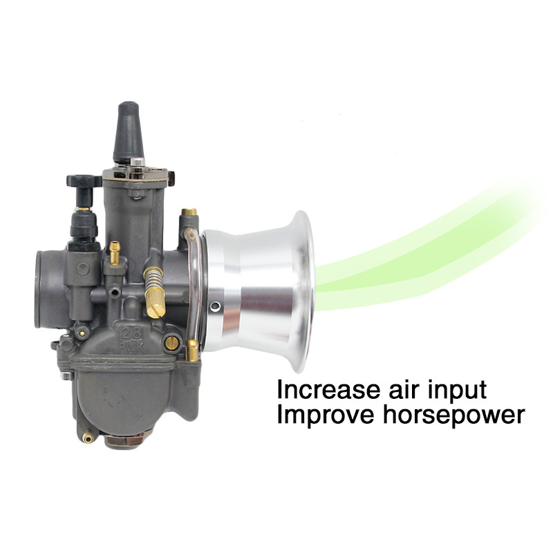 ZSDTRP 50 mm boje Zračni filtar rasplinjača motocikla za PWK 21 24 26 28 30 PE 28 30 Ponovno postavite čašicu zračnog filtra rasplinjača Wind Cup