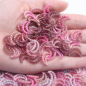 11x15mm 70 τμχ Moon Rainbow Imitation Pearl Art Ρητίνη Rhinestones Flatback DIY Crafts Κοσμήματα Κατασκευή Στολισμός Γάμου