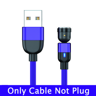 SZYUPXIN magnetinis USB kabelis 3 viename mikro USB įkroviklis 3 m LED magnetinis laido C tipo laidas skirtas iphone11 XS Xiaomi Samsung telefono laidas