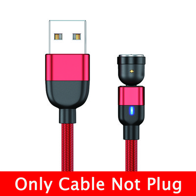 SZYUPXIN magnetinis USB kabelis 3 viename mikro USB įkroviklis 3 m LED magnetinis laido C tipo laidas skirtas iphone11 XS Xiaomi Samsung telefono laidas