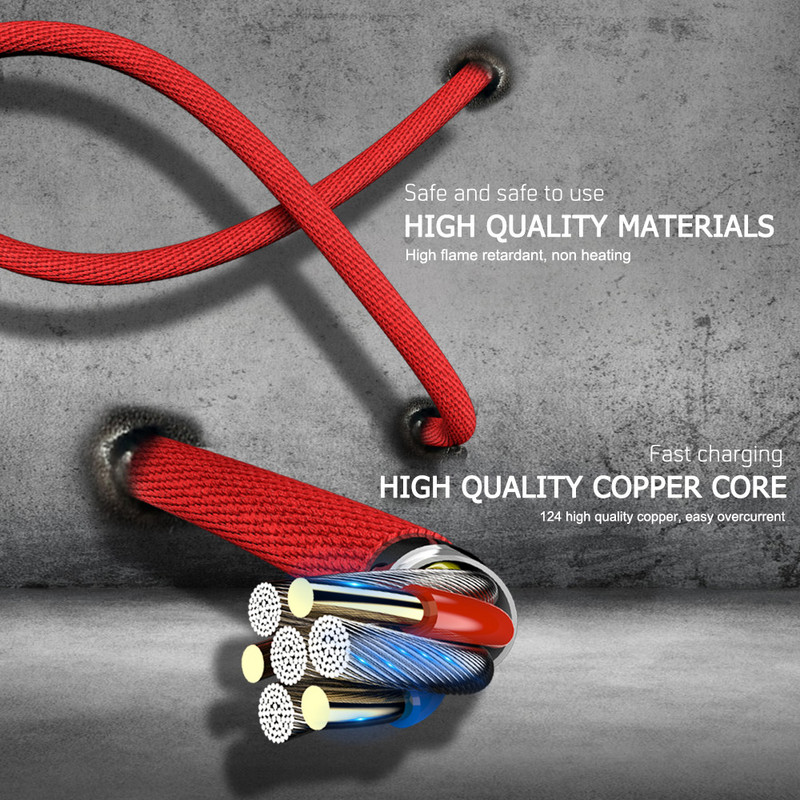 90 laipsnių greito įkrovimo USB laidas skirtas iPhone 11 12 13 Pro Max X XR 6s 7 8 SE iPad švino mobiliojo telefono laido duomenų įkroviklio laidas 2m 3m