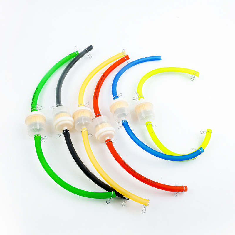 Mootorratta plastikust kütusefilter bensiinifiltrid + bensiini kütusetoru voolik + õlilüliti + torude vedruklambrid mototõukeratta mustusratas