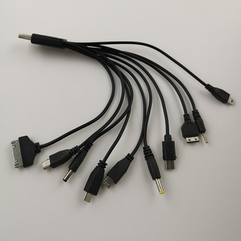 10 σε 1 Πολυλειτουργικά καλώδια USB φορτιστή για iPod Motorola Nokia Samsung Sony Ericsson Consumer Electronics Καλώδια δεδομένων