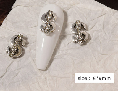 10 vnt 3D Nauji Punk Bunny Nail Charms 3D Bling Bling Glitter Design Heart Bunny Lydinio nagų dekoravimo DIY Kawaii manikiūro priedai