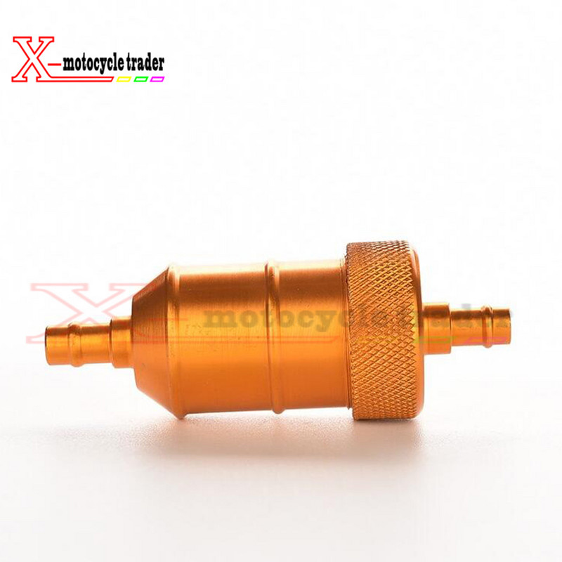 Univerzalni 8 mm čistač filtra benzinskog plina za gorivo CNC aluminijski za motocikl Pit Dirt Bike ATV Quad Inline filter goriva za ulje i plin
