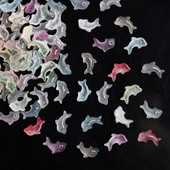 20 tk 7x11mm delfiinikujuline küünekunst klaasist kivikivid suvised uued kujundused gradient tarretisvärvid küünekunst 3D võlusid kaunistused