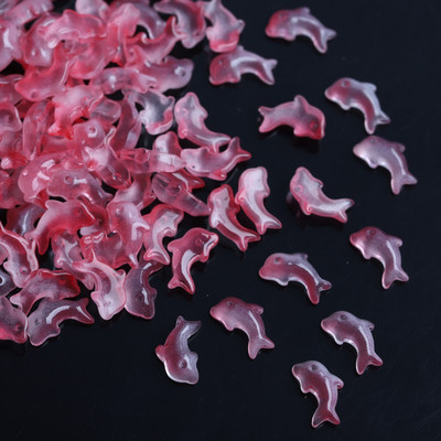 20 tk 7x11mm delfiinikujuline küünekunst klaasist kivikivid suvised uued kujundused gradient tarretisvärvid küünekunst 3D võlusid kaunistused