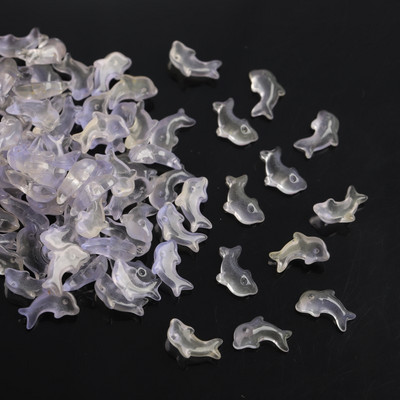 20 tk 7x11mm delfiinikujuline küünekunst klaasist kivikivid suvised uued kujundused gradient tarretisvärvid küünekunst 3D võlusid kaunistused