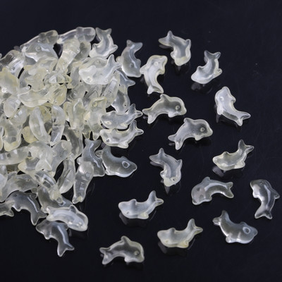 20 tk 7x11mm delfiinikujuline küünekunst klaasist kivikivid suvised uued kujundused gradient tarretisvärvid küünekunst 3D võlusid kaunistused