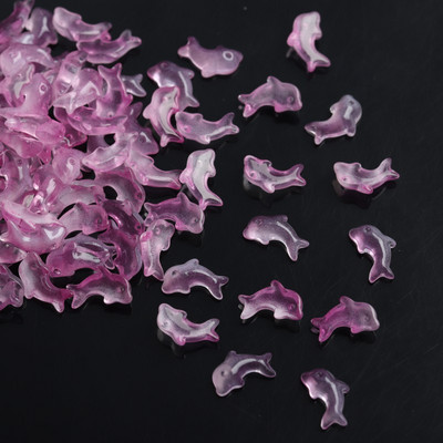 20 tk 7x11mm delfiinikujuline küünekunst klaasist kivikivid suvised uued kujundused gradient tarretisvärvid küünekunst 3D võlusid kaunistused