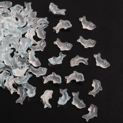 20 tk 7x11mm delfiinikujuline küünekunst klaasist kivikivid suvised uued kujundused gradient tarretisvärvid küünekunst 3D võlusid kaunistused