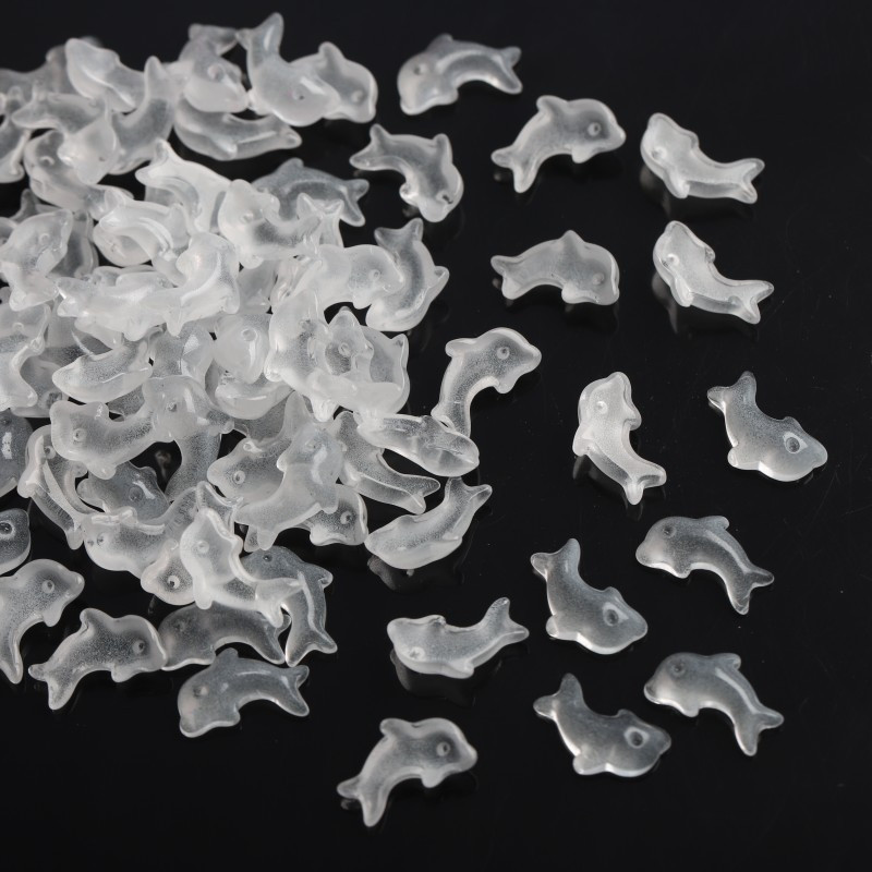 20 tk 7x11mm delfiinikujuline küünekunst klaasist kivikivid suvised uued kujundused gradient tarretisvärvid küünekunst 3D võlusid kaunistused