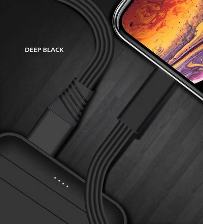 Reguleeritav USB-kaabel Taastuv telefoni laadimiskaabel iPhone`i jaoks lõikab kiiresti Android-tüüpi C mobiiltelefoni korduvkasutatavat liini