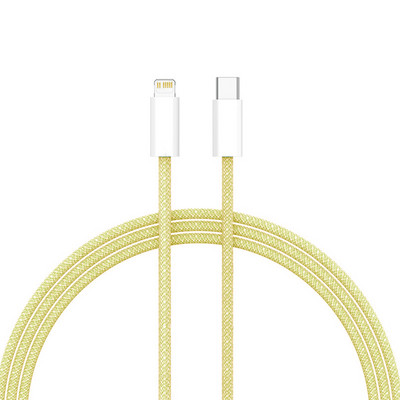 20W PD USB-C Lightning Charger Weaving kabel za iPhone 11 12 13 14 Pro Max brzo punjenje XS XR X 8 7 6 Plus SE 2020 žičani kabel