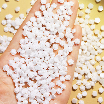 100 de bucăți 3D acrilic flori Nail Art Charms Accesorii 6mm Camellia Rose Bijuterii pentru decorarea unghiilor Articole pentru manichiura Piese pentru unghii