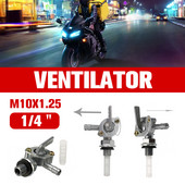 1/4" voolikukraani tarvikud M10x1,25 SISSE/VÄLJA Kütuse sulgemisklapi kraani vahetus generaatori gaasimootori paagi lüliti jaoks 2-3-5KW Sobib