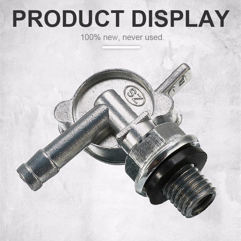 1/4" žarnos čiaupo priedai M10x1,25 ĮJUNGTI / IŠJUNGTI Kuro uždarymo vožtuvo čiaupo pakeitimas generatoriaus dujų variklio bako jungikliui 2-3-5KW tinka