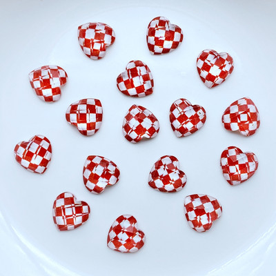 100 vnt. Nauji blizgantys leopardo širdies nagų krištoliniai akmenys brangakmeniai Blizgučiai nagų dailė Papuošalai Manikiūras Nagų dekoravimo aksesuaras