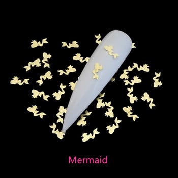 100 τμχ/παρτίδα Ιαπωνία 3d Gold Honey Bee Nail Art Decorations Charm Diy Manicure Κοσμήματα από κράμα καρφιά για αξεσουάρ κοσμημάτων Πριτσίνια