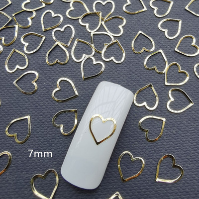 100 vnt. / lot. Japonija 3d auksas Honey Bee nagų dailės puošmenos Charm Diy Manikiūras Papuošalai Lydinio smeigės papuošalams Priedai Kniedės