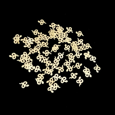 100 vnt. / lot. Japonija 3d auksas Honey Bee nagų dailės puošmenos Charm Diy Manikiūras Papuošalai Lydinio smeigės papuošalams Priedai Kniedės