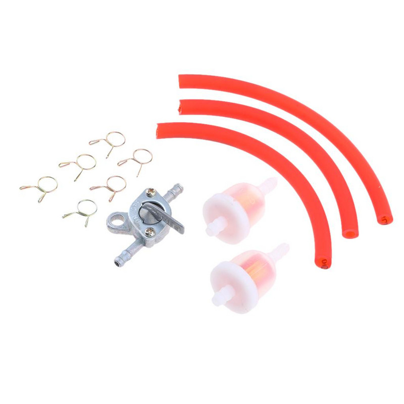 Crijevo za gorivo Cijev filtera Petcock Prekidač spremnika za ATV QURDS DIRT metal + guma Prekidač spremnika filtra goriva za plin