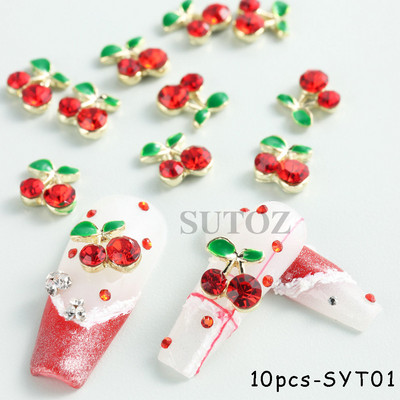 3D Metāla nagu piekariņi Zelta Sudraba Nail Art Gredzens Sprādze Punk Volume Decoration Kawaii Aksesuāri Lente Rhinestones Rotaslietas GL512