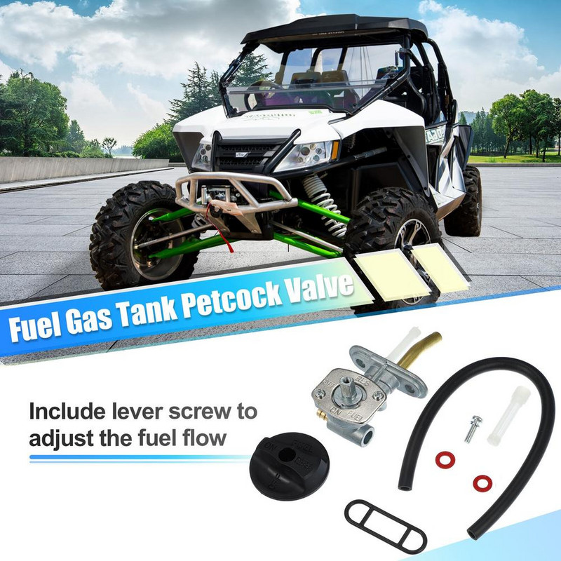 Automobilio degalų vožtuvo jungiklis Dujų degalų vožtuvo išjungimas „Petcock“ dalys, suderinamos su Arctic Cat 250 300 400 500