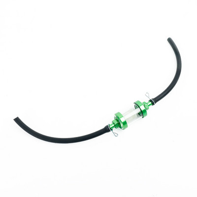 Värvi 8mm mootorratta sisemine kütusefilter Bensiinifiltrid + Bensiini kütusetoru voolik + Klambrid Moto Roller Dirt Bike