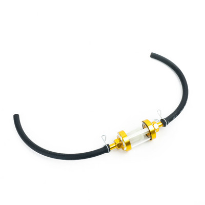 Värvi 8mm mootorratta sisemine kütusefilter Bensiinifiltrid + Bensiini kütusetoru voolik + Klambrid Moto Roller Dirt Bike