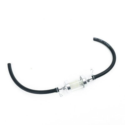 Värvi 8mm mootorratta sisemine kütusefilter Bensiinifiltrid + Bensiini kütusetoru voolik + Klambrid Moto Roller Dirt Bike