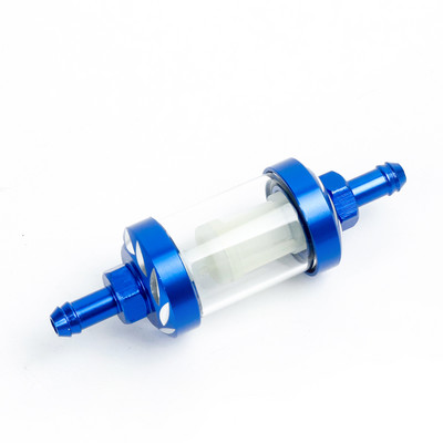 8 mm CNC aluminijska legura Staklo Motocikl Plin Gorivo Benzin Filter ulja Moto dodaci za ATV Dirt Pit Bike Motocross