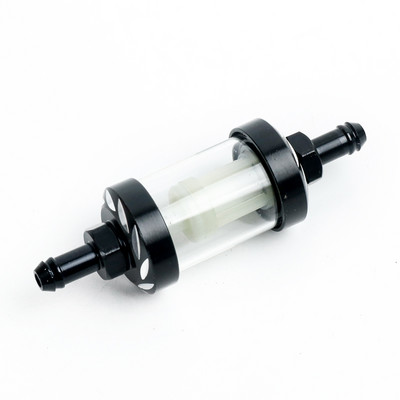 8 mm CNC aluminijska legura Staklo Motocikl Plin Gorivo Benzin Filter ulja Moto dodaci za ATV Dirt Pit Bike Motocross