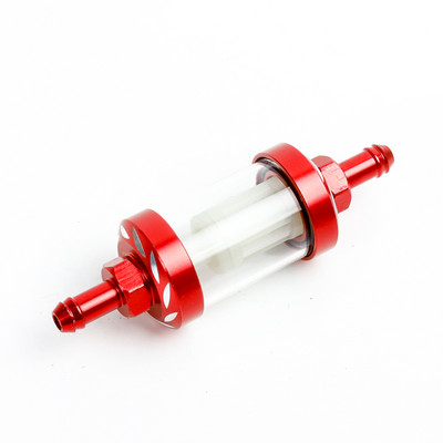 8 mm CNC aluminijska legura Staklo Motocikl Plin Gorivo Benzin Filter ulja Moto dodaci za ATV Dirt Pit Bike Motocross