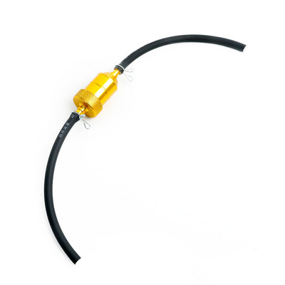 6 spalvų 8 mm motociklo degalų filtras automobilių benzino dyzelinas, skirtas motociklų duobėms, purvo dviračių motoroleriams, chromo aliuminio degalų filtrams