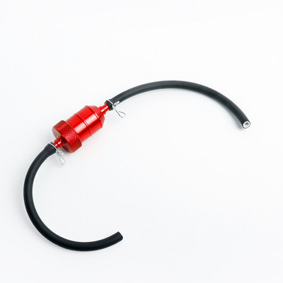 6 spalvų 8 mm motociklo degalų filtras automobilių benzino dyzelinas, skirtas motociklų duobėms, purvo dviračių motoroleriams, chromo aliuminio degalų filtrams