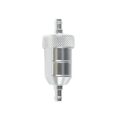 6 spalvų 8 mm motociklo degalų filtras automobilių benzino dyzelinas, skirtas motociklų duobėms, purvo dviračių motoroleriams, chromo aliuminio degalų filtrams