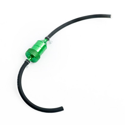 6 spalvų 8 mm motociklo degalų filtras automobilių benzino dyzelinas, skirtas motociklų duobėms, purvo dviračių motoroleriams, chromo aliuminio degalų filtrams