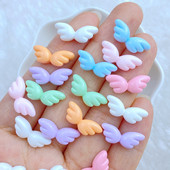 30 vnt Mieli angelo sparneliai nagų krištoliniai akmenukai brangakmeniai Blizgučiai nagų dailės papuošalai manikiūras nagų dekoravimo priedas