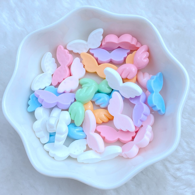 30 vnt Mieli angelo sparneliai nagų krištoliniai akmenukai brangakmeniai Blizgučiai nagų dailės papuošalai manikiūras nagų dekoravimo priedas