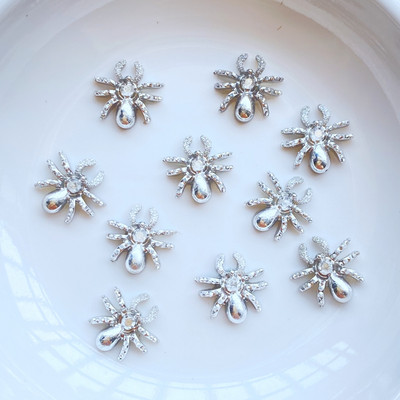 3D Charms Animaciniai vorai Nagų Kalnų krištolas Brangakmeniai Blizgučiai 50vnt Dervos Nagų dailės Papuošalai Manikiūras Nagų dekoravimo Priedai