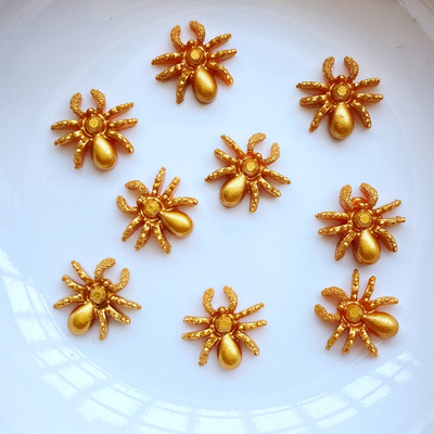 3D Charms Animaciniai vorai Nagų Kalnų krištolas Brangakmeniai Blizgučiai 50vnt Dervos Nagų dailės Papuošalai Manikiūras Nagų dekoravimo Priedai