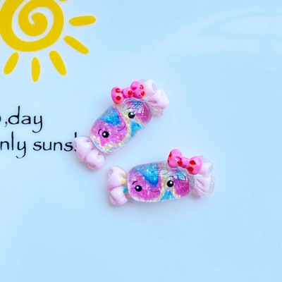 10tk Kawaii Cartoon Unicorn, Seahorse Nail Rhinestones Kalliskivid Glitter Nail Art Ehted Maniküür Küünte kaunistamiseks Aksessuaarid
