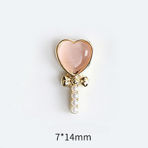 10 tk Cat's Eye Bow küünekunsti amuletid 3D sulamist kullast/hõbedast kassisilmakivist pulgakomm Garland küünekunsti kaunistus DIY küünte tarvikud