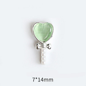 10 tk Cat's Eye Bow küünekunsti amuletid 3D sulamist kullast/hõbedast kassisilmakivist pulgakomm Garland küünekunsti kaunistus DIY küünte tarvikud