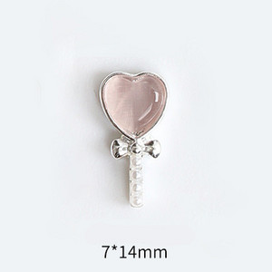 10 tk Cat's Eye Bow küünekunsti amuletid 3D sulamist kullast/hõbedast kassisilmakivist pulgakomm Garland küünekunsti kaunistus DIY küünte tarvikud