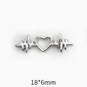 50 vnt. Japonijos Korėjos 3D nagų dailės žavesiai retro tamsaus kryžiaus angelas mišrių stilių nagų dailės puošyba, lydinys „pasidaryk pats“ manikiūro priedai