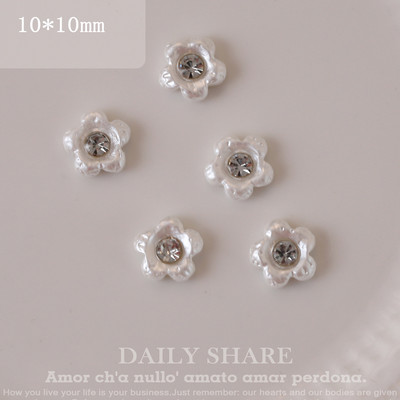 20 vnt. Baroko perlų nagų dailės žavesiai, 3D derva, meilė, žvaigždės formos deimantiniai papuošalai, nagų krištolas, prispaudimas prie nagų, dalys, priedai